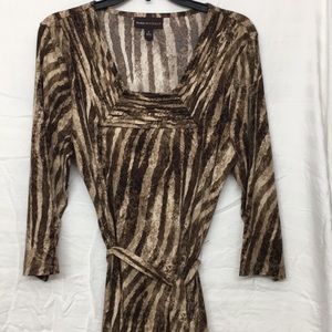 DANA BUCHMAN BROWN DRESS
